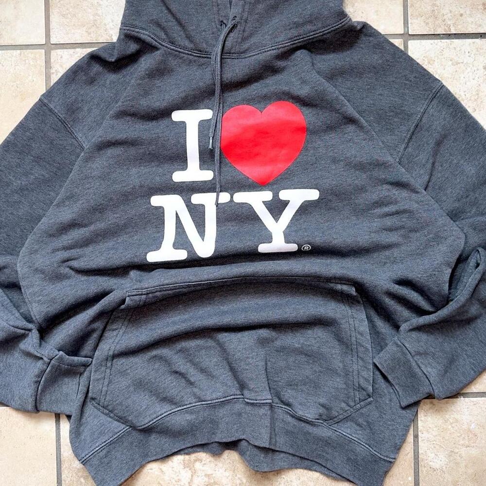 I Love New York Pullover Hoodie - Size L